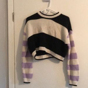 american eagle cropped sweater